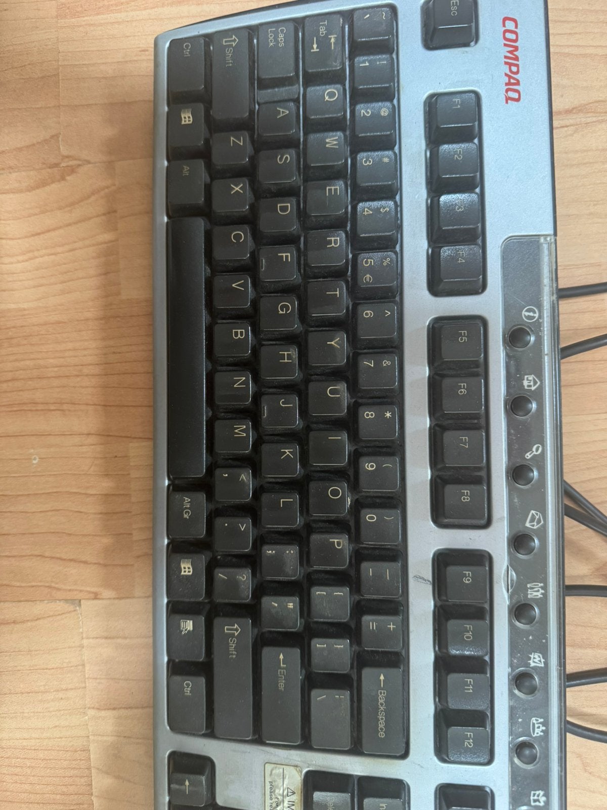 Compaq KB-0133 Bedraad Toetsenbord Qwerty, Ophalen of Verzenden, Qwerty, Zo goed als nieuw, Bedraad