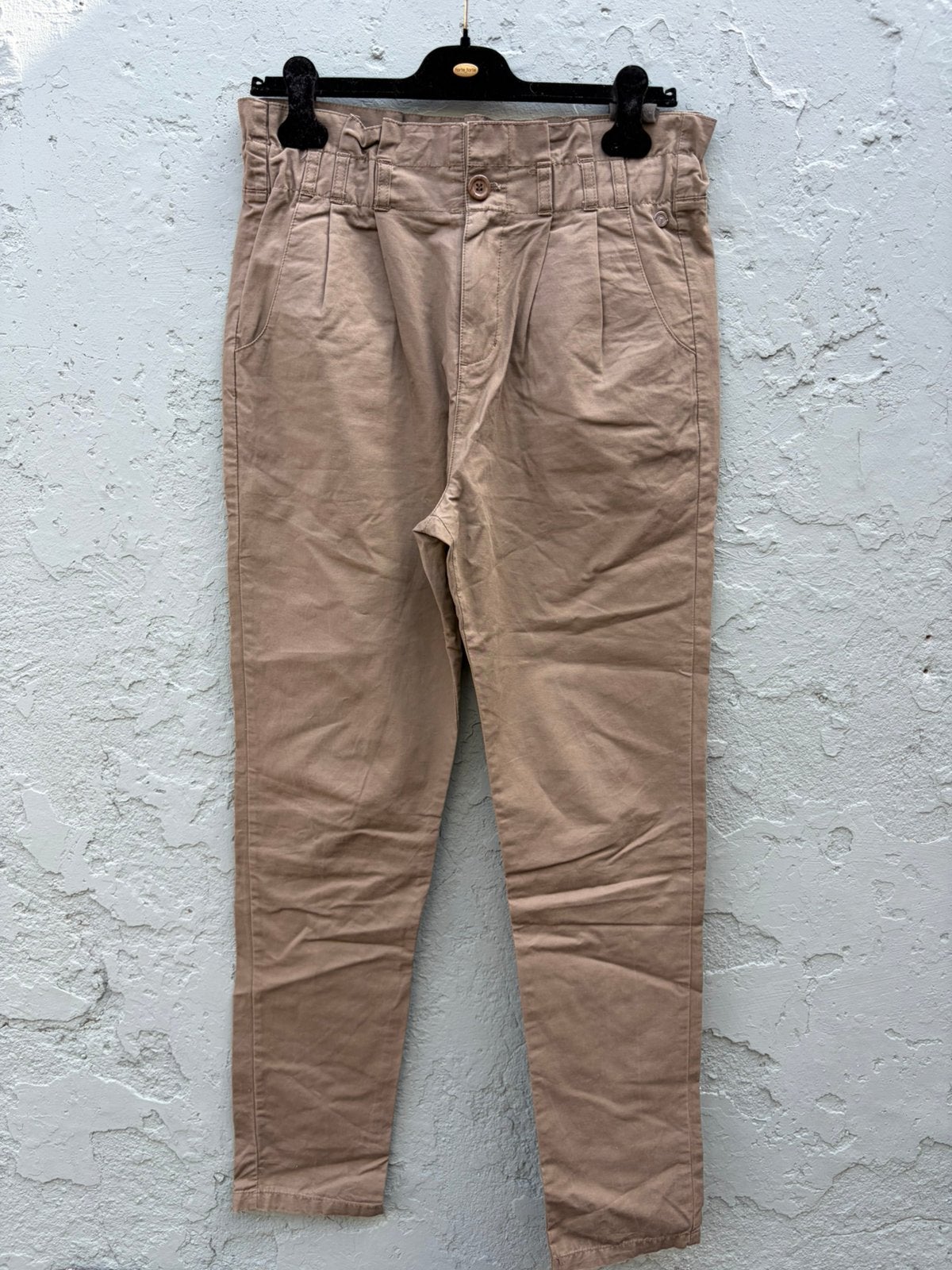 Ichi pantalon broek w khaki groen, Ophalen of Verzenden, Zo goed als nieuw, Groen, Lang