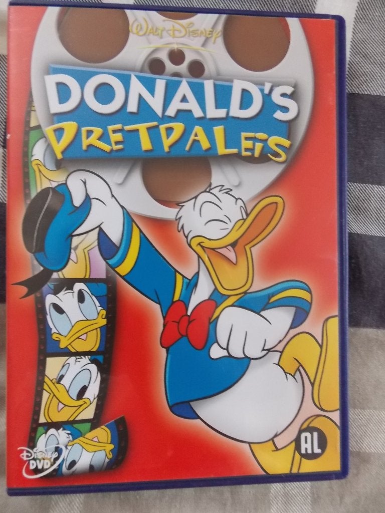 Donald's Pretpalets - Disney DVD, Tekenfilm, Nederlands, Ophalen of Verzenden, Zo goed als nieuw