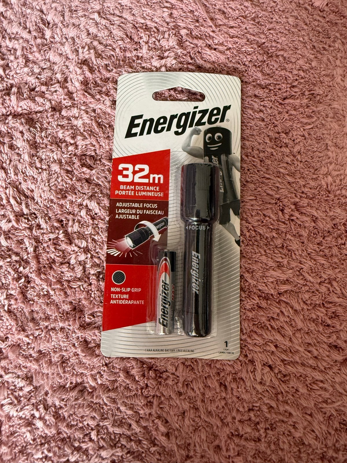 Energizer Zaklamp met 32m bereik en AAA batterij, Ophalen of Verzenden, Nieuw, Batterij