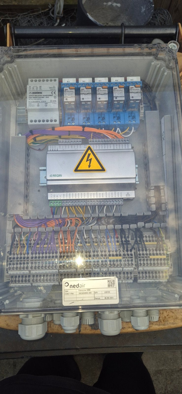 Regin EveryLine 3000 Regelkast met Finder Relais, Ophalen of Verzenden, Gebruikt, Overige typen