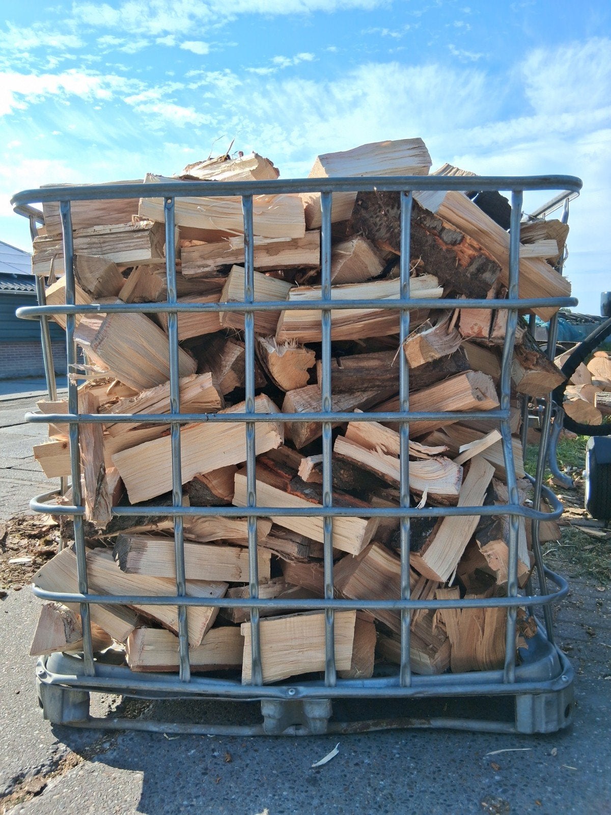 Mooie haardhout mix te koop, vers gekloofd, 6 m³ of meer, Ophalen, Overige houtsoorten, Blokken