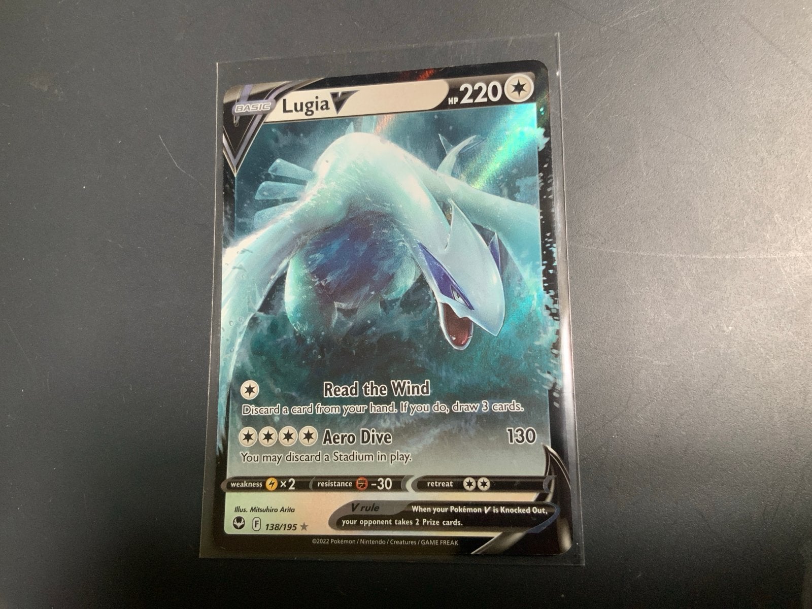 Lugia V (138/195) Pokémon kaart, Ophalen, Nieuw, Losse kaart, Foil