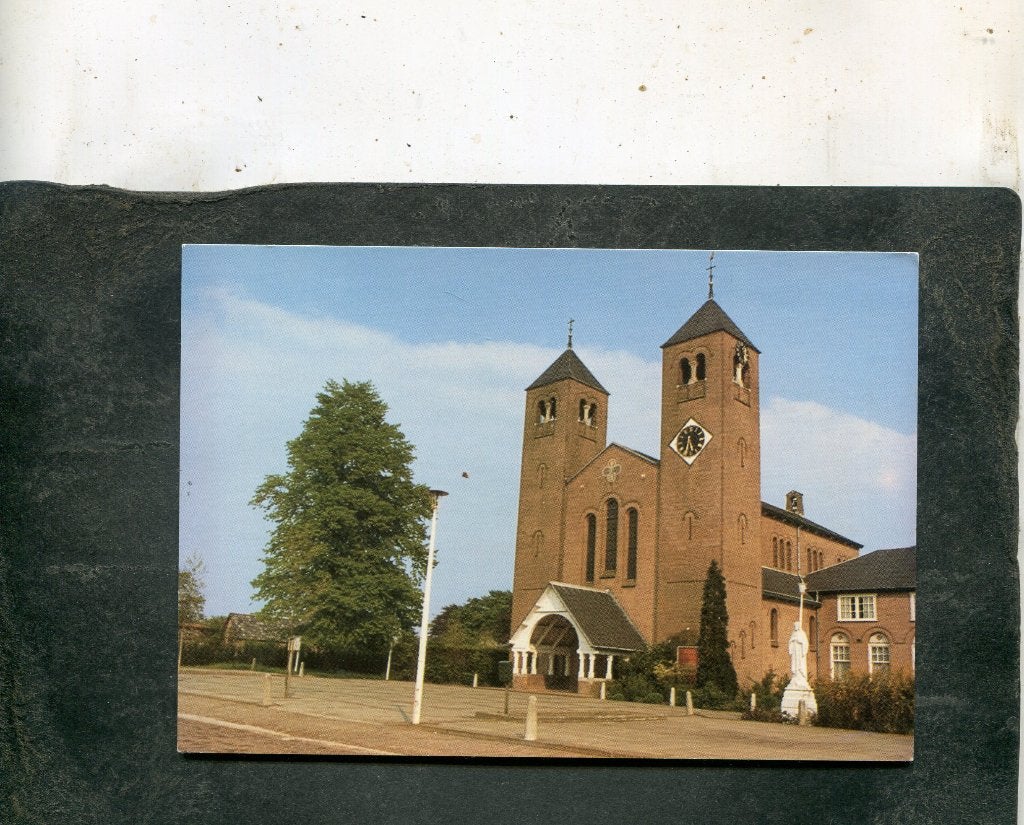 Ansicht Bergeijk Weebosch - R.K. Kerk, Verzamelen, Ansichtkaarten | Nederland, Verzenden, 1980 tot heden, Ongelopen