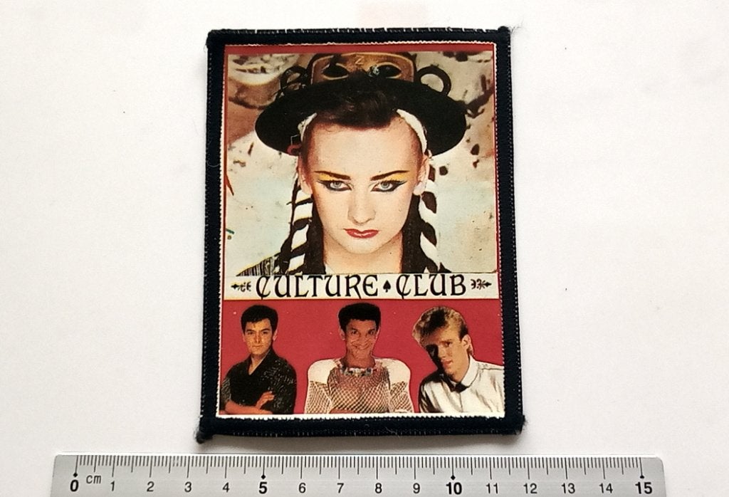 Culture Club leuke vintage 80's Boy George patch c174 Sale, Ophalen of Verzenden, Nieuw, Kleding