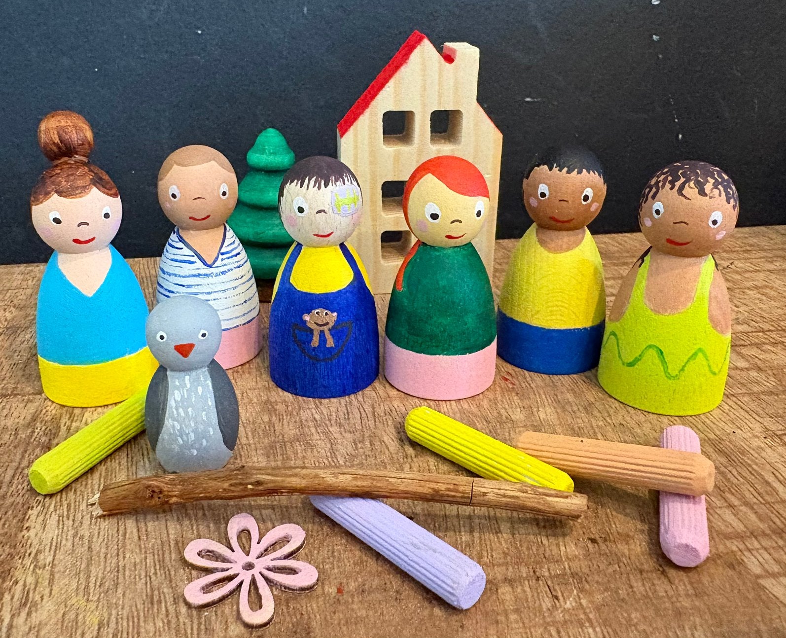 Peg dolls “wilma wonder”, Ophalen of Verzenden, Nieuw