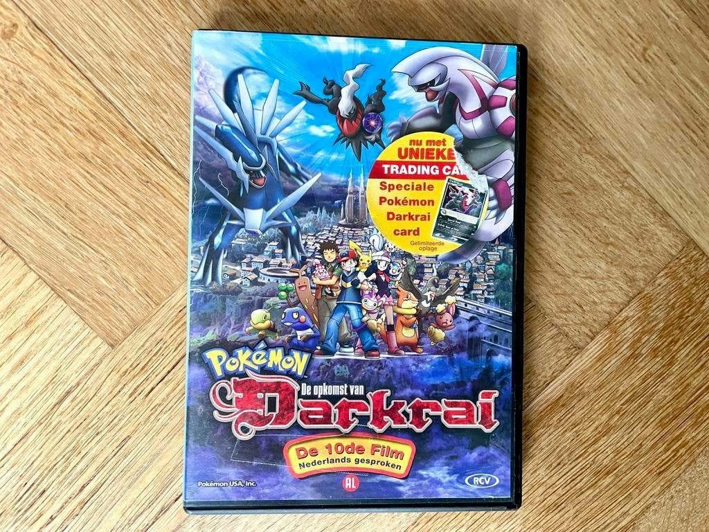 Pokémon 10 - De opkomst van Darkrai DVD (met NL), Cd's en Dvd's, Tekenfilm, Ophalen of Verzenden, Zo goed als nieuw, Alle leeftijden