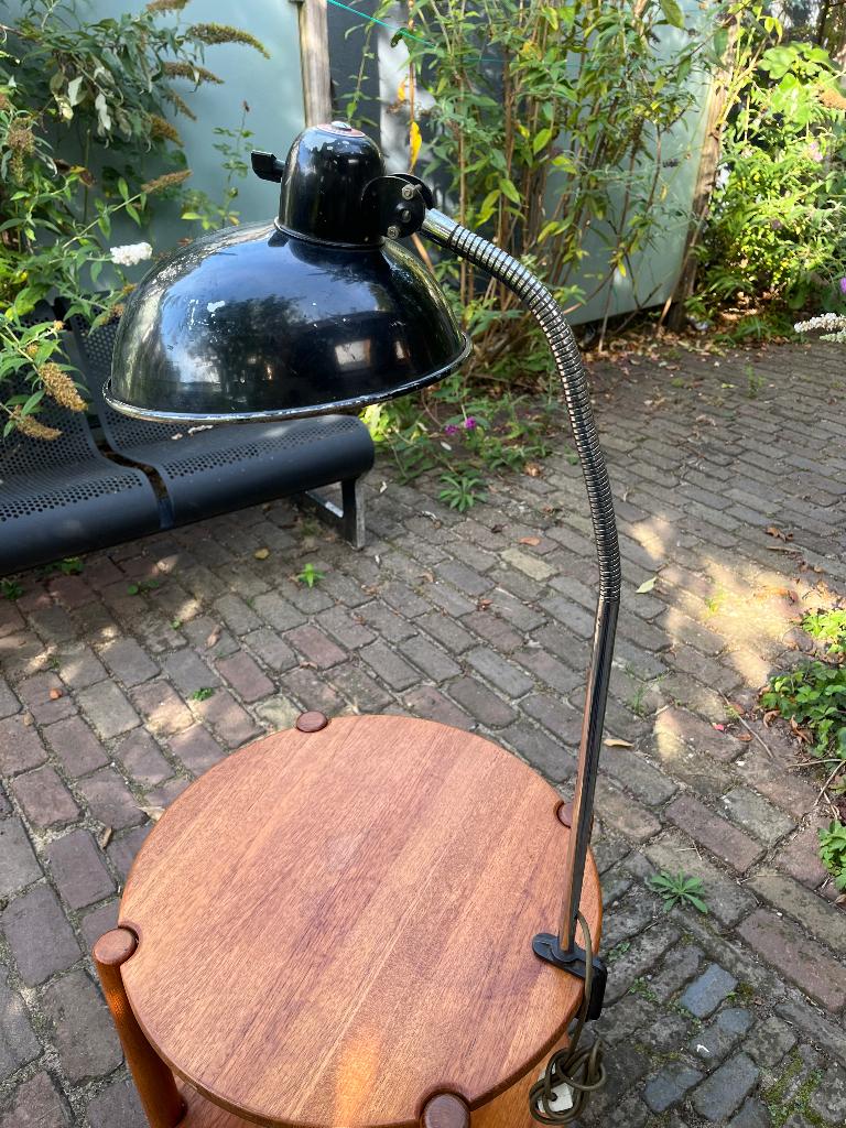 Helo Christian Dell werkplaatslamp Vintage Bauhaus Design, Ophalen, Gebruikt, Industrieel Bauhaus Vintage, Metaal