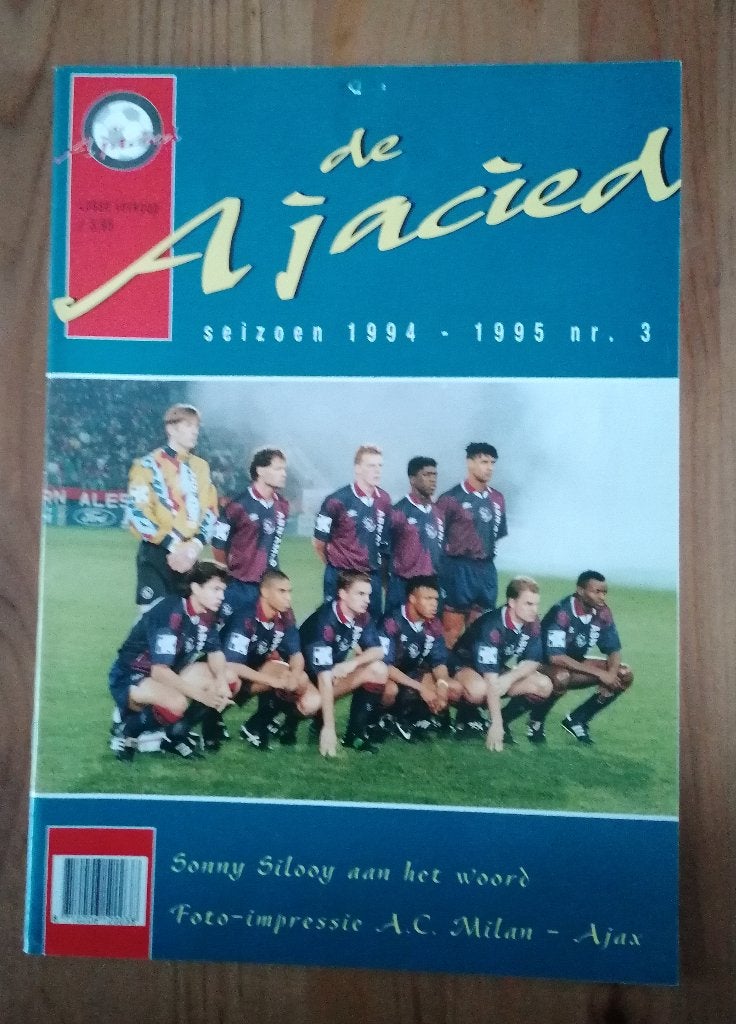 De Ajacied 94-95 nr.3, Ophalen of Verzenden, Zo goed als nieuw, Ajax, Boek of Tijdschrift