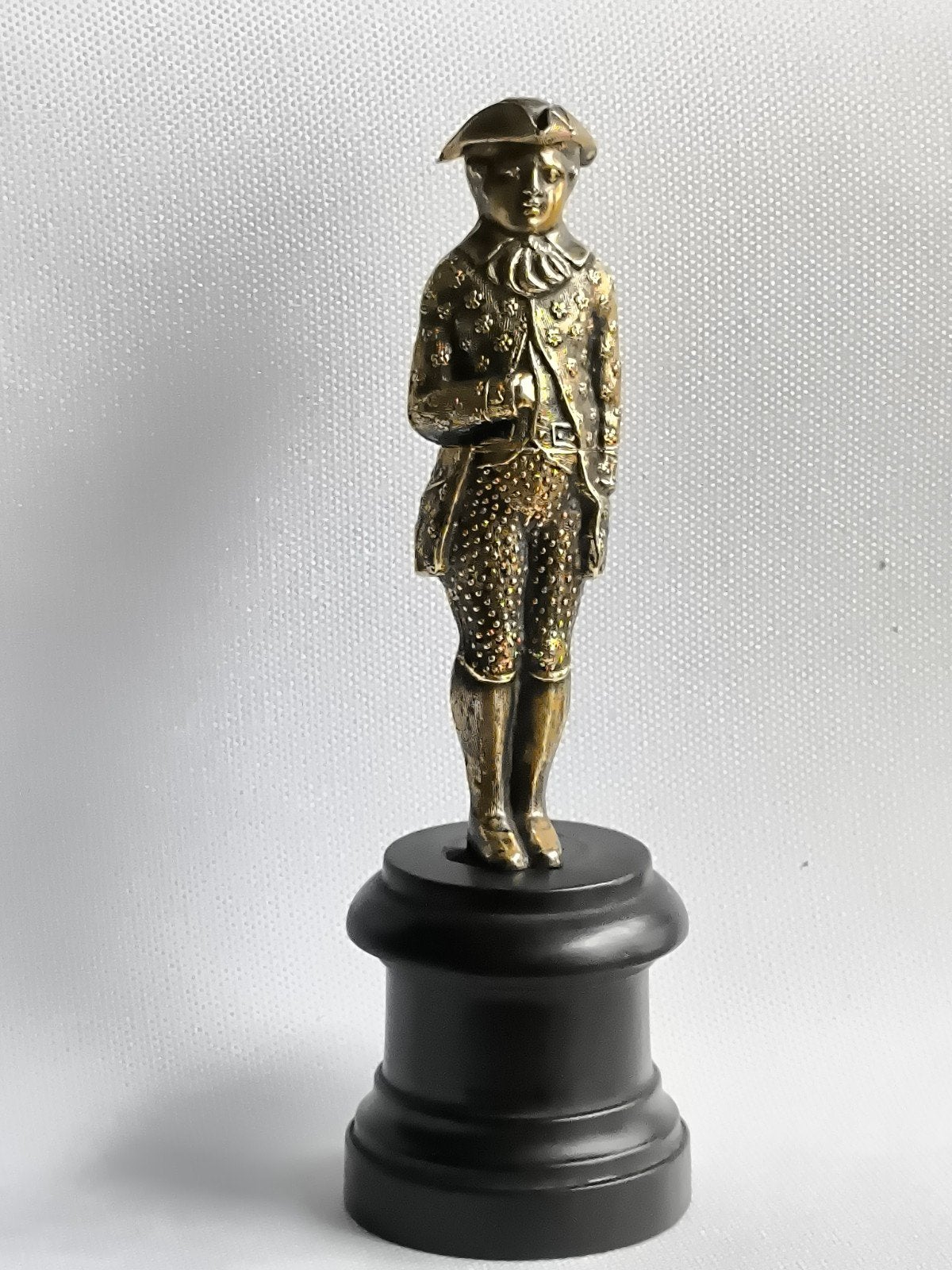 antiek zilver goud verguld naaldenkoker Napoleon, Ophalen of Verzenden