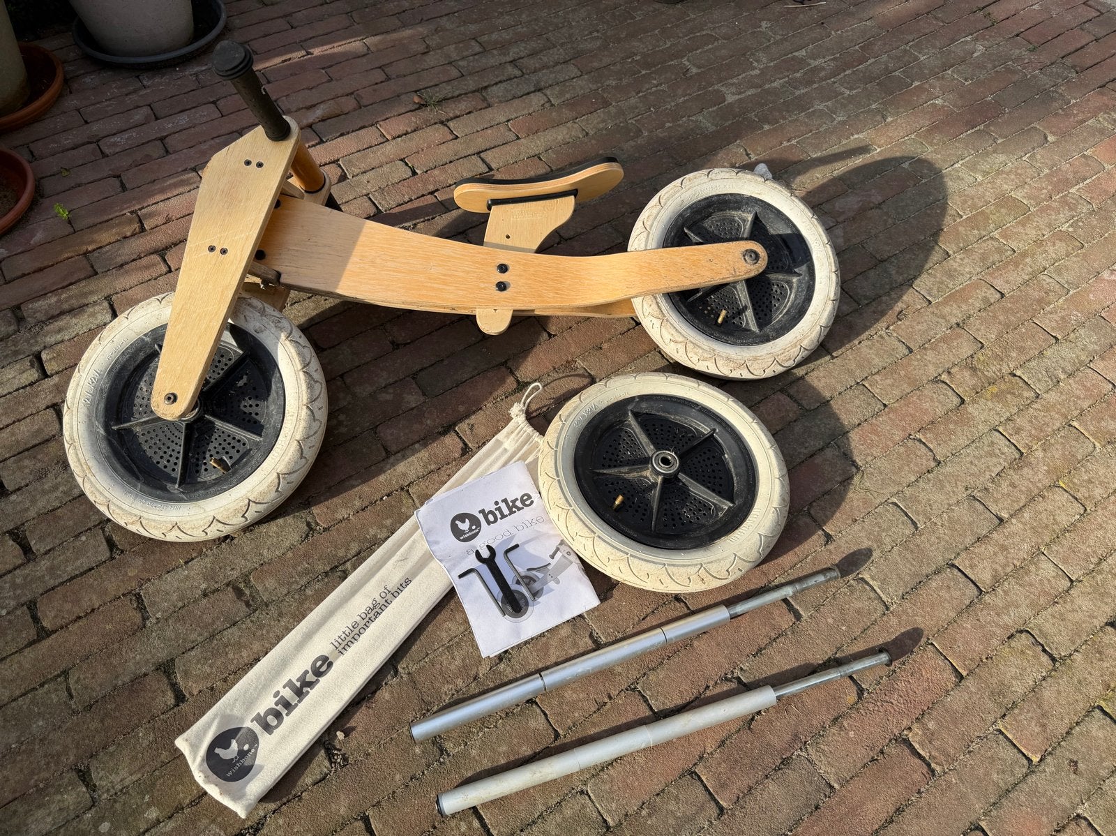 Wishbone Bike 3-in-1 loopfiets - Houten loopfiets