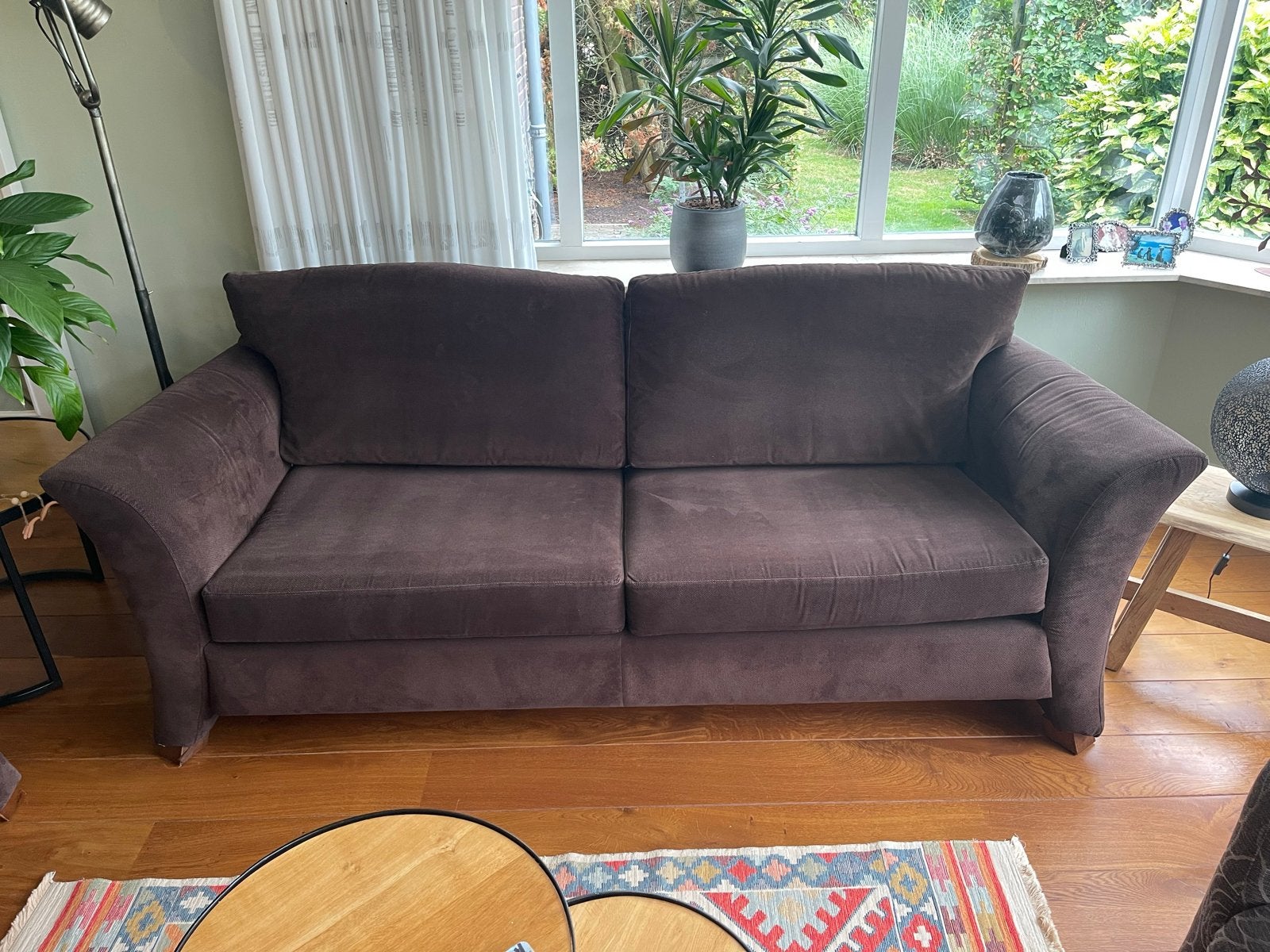 3-zits bankstel met fauteuil, Ophalen, Gebruikt, Minder dan 75 cm, Driepersoons