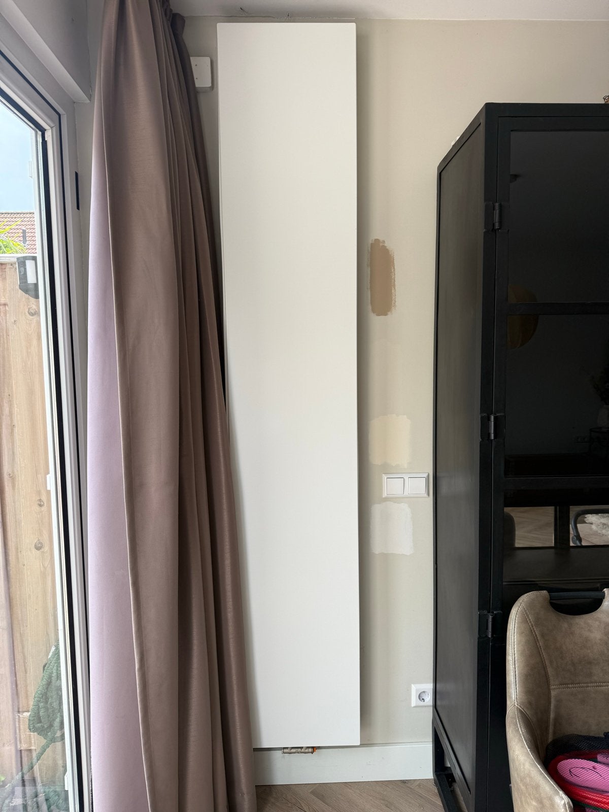 2x design verticale radiator type 21, wit, zo goed als nieuw, Ophalen, 500 tot 800 watt, Radiator, Minder dan 60 cm