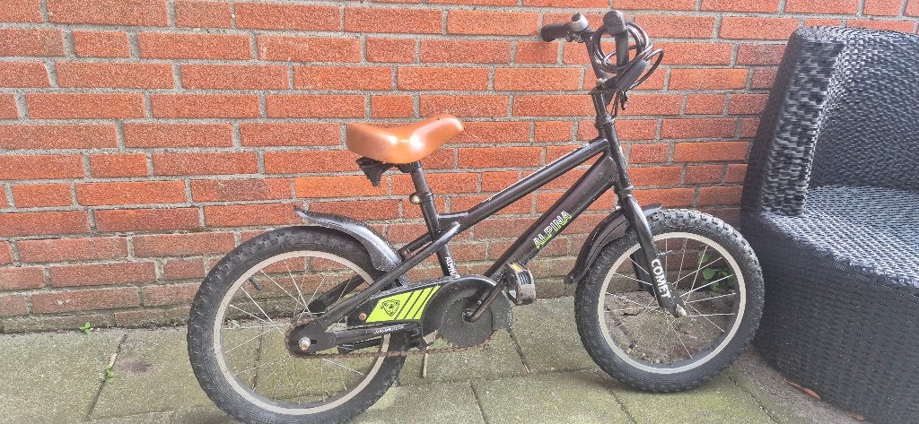 Jongensfiets 16inch, Ophalen, Terugtraprem, Alpina, 16 tot 20 inch