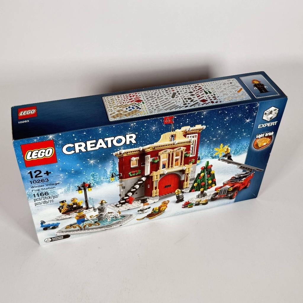 LEGO Creator Expert 10263 Winter Village Fire Station, Kinderen en Baby's, Speelgoed | Duplo en Lego, Lego, Nieuw, Ophalen of Verzenden