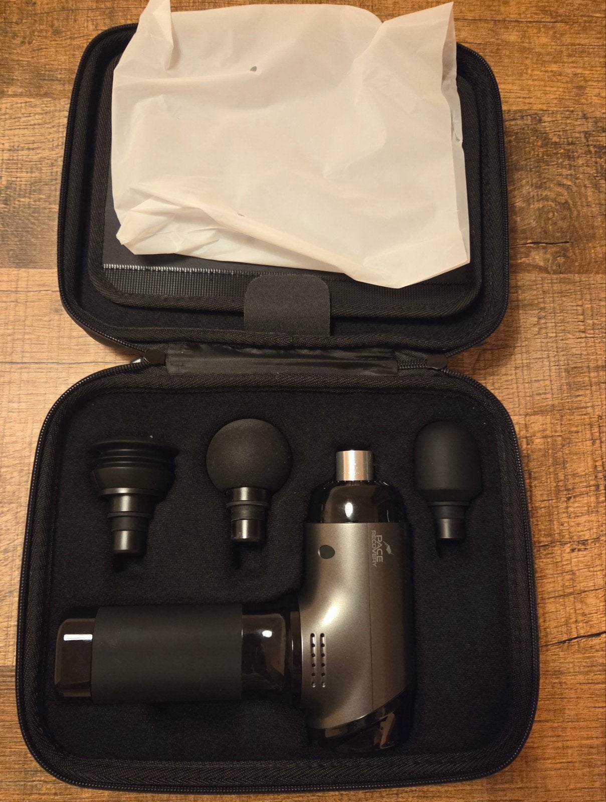 Pace Recovery Elite Massage Gun - Diepe Spiermassage, Ophalen of Verzenden, Zo goed als nieuw, Apparaat