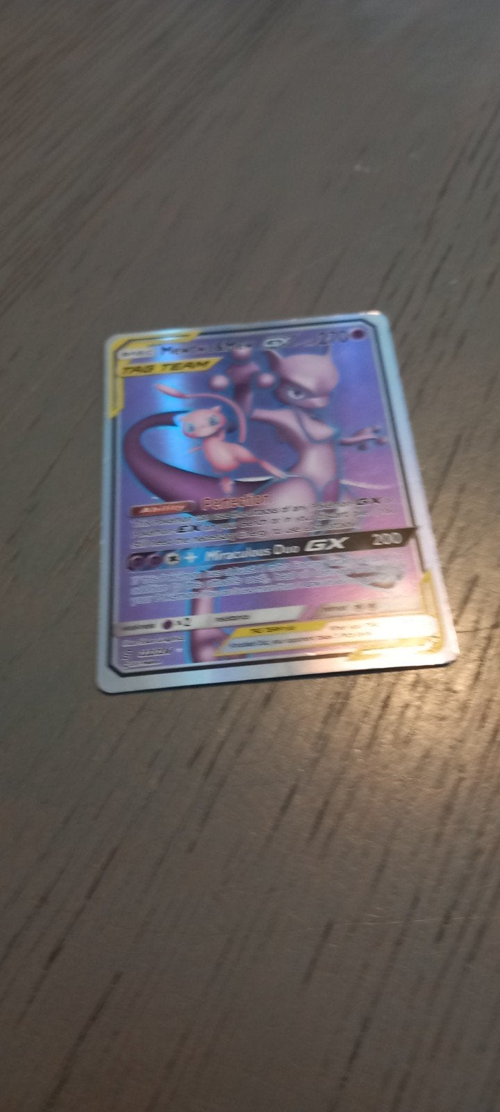 pokemonkaart Mewtwo en Mew, Ophalen of Verzenden