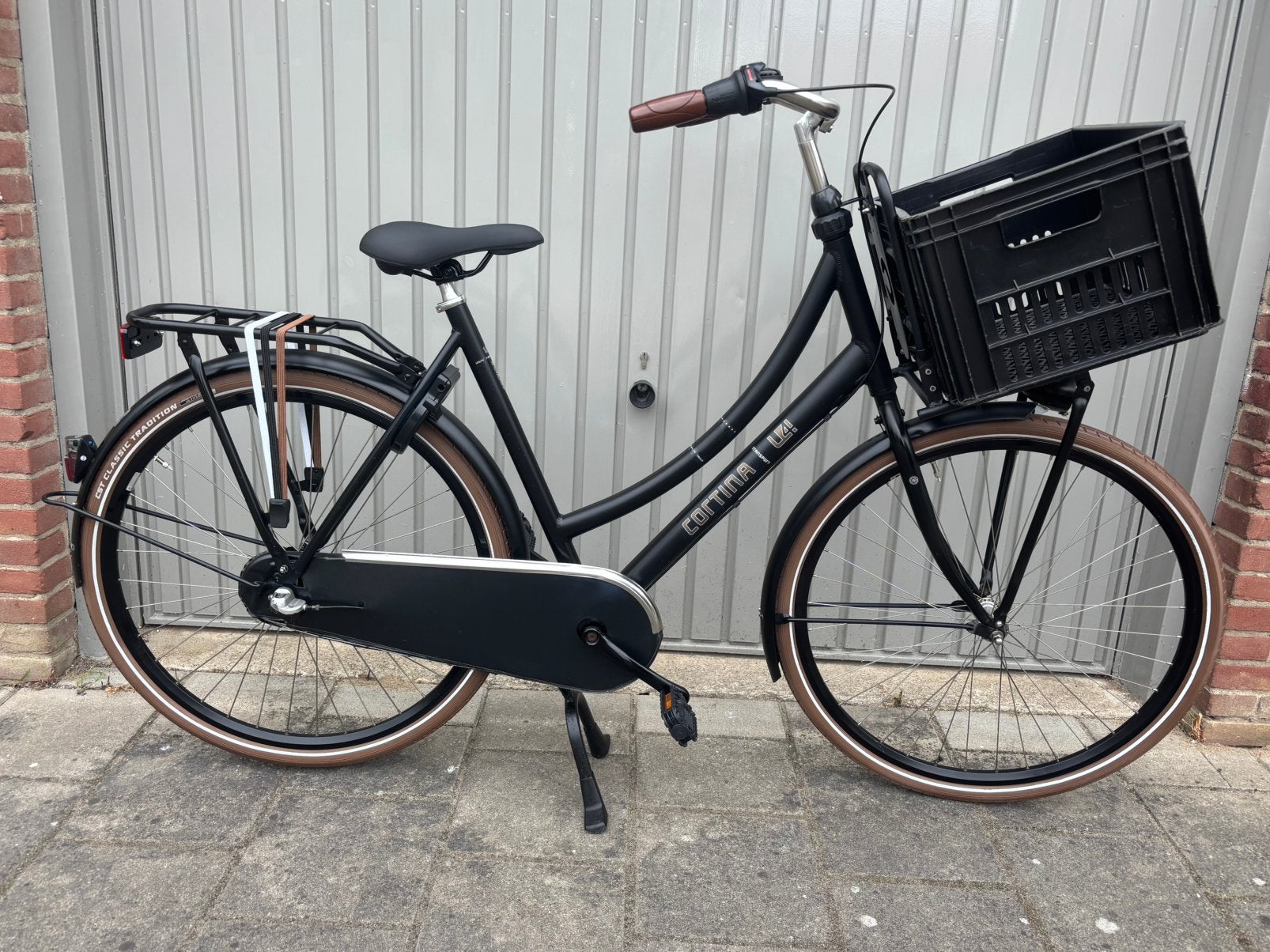 Cortina u 4 dames fiets zeer netjes, Terugtraprem, 53 tot 56 cm, Versnellingen, Zo goed als nieuw