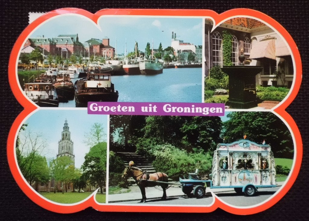 Draaiorgel 20 - Groningen, Ophalen of Verzenden, 1960 tot 1980, Gelopen, Groningen