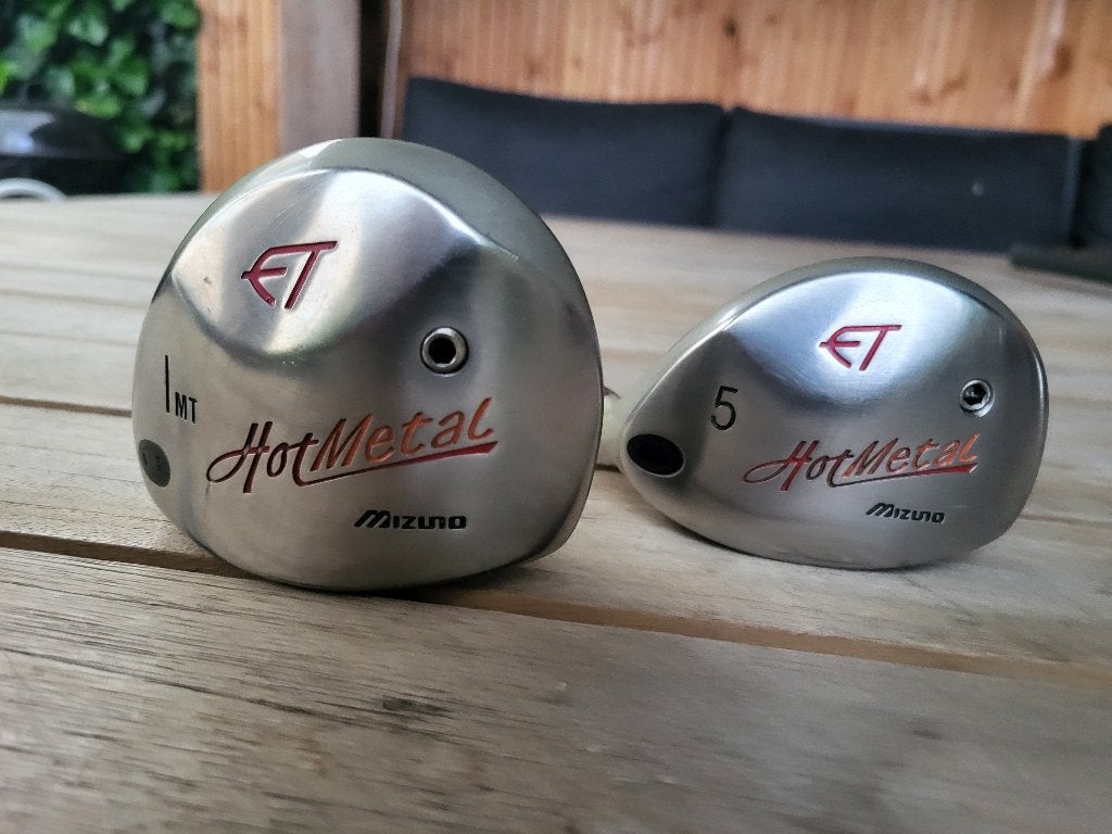 Mizuno Hot Metal Fairway Woods 1 MT + 5 Wood | Vintage, Ophalen, Gebruikt, Club, Mizuno