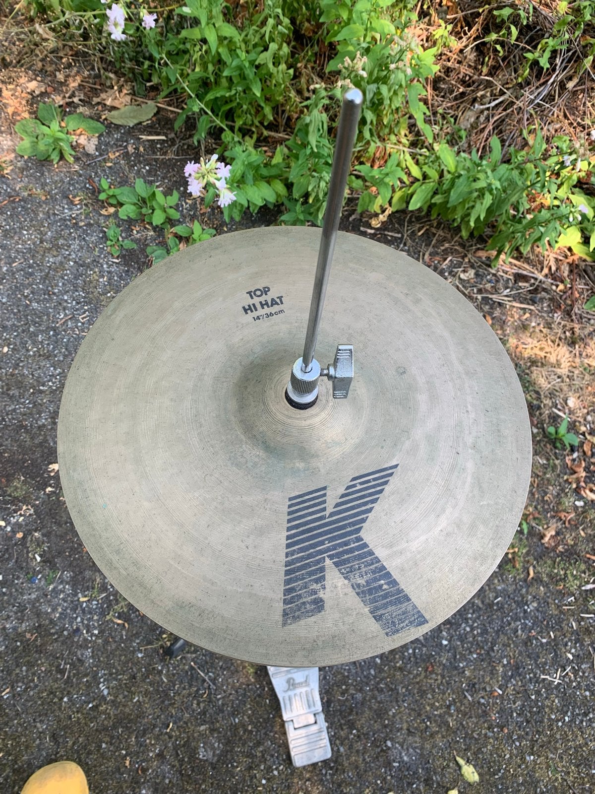 Zildjian K hi-hat 14"/36cm, Ophalen, Gebruikt