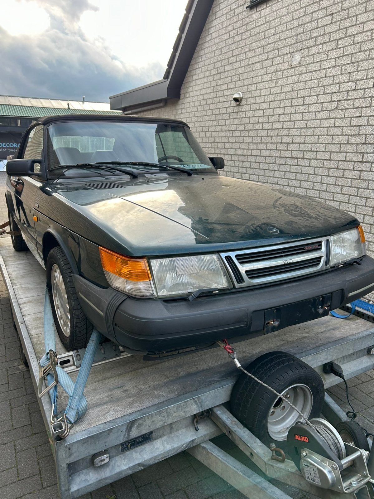 Saab 900 Cabrio 2.1 Royal Viking 1992 | Schuurvondst |, Auto's, Voorwielaandrijving, 1280 kg, Beige, 4 cilinders