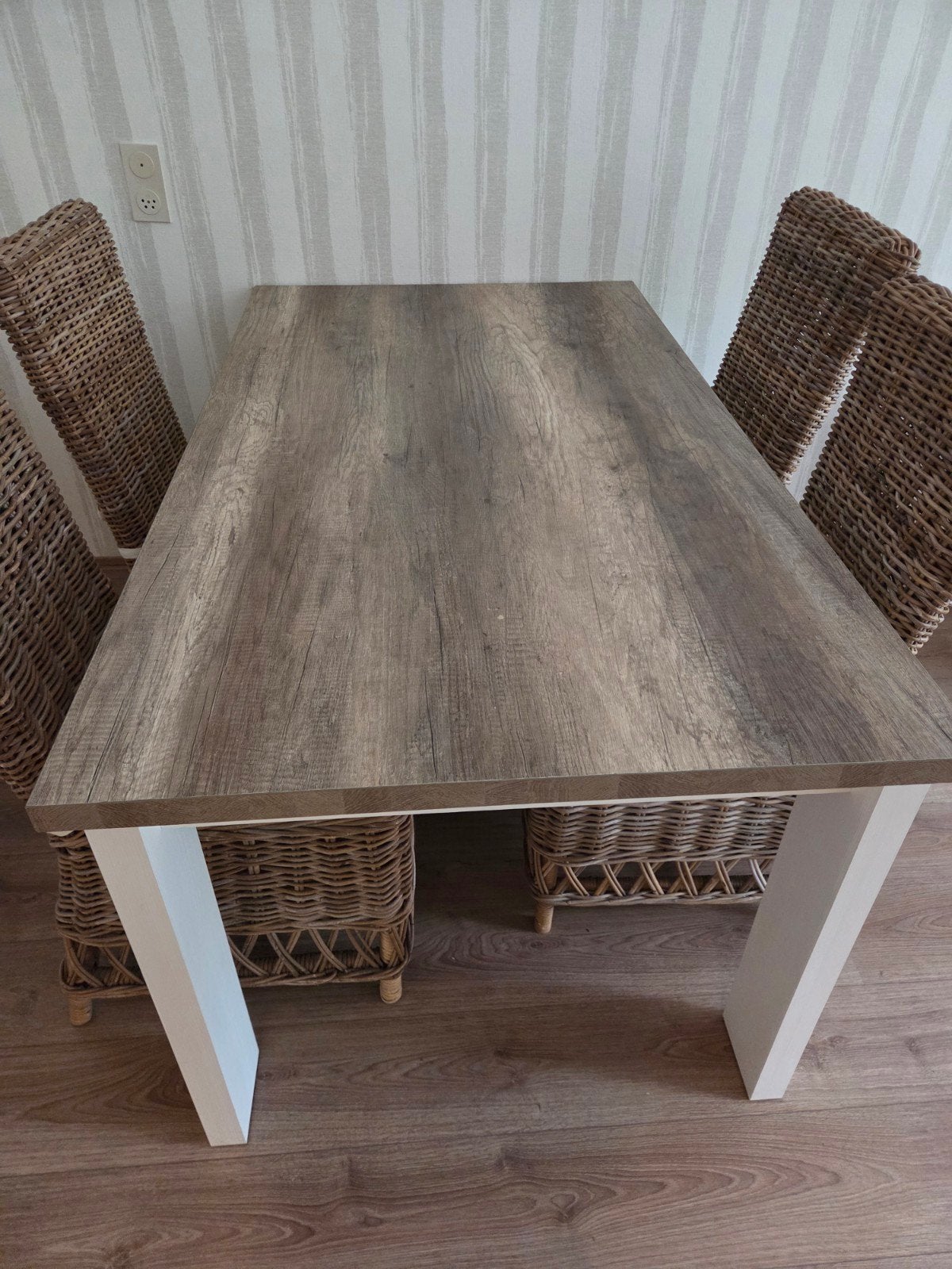 Eetkamertafel 160x90, Huis en Inrichting, Tafels | Eettafels, Ophalen, Gebruikt, 50 tot 100 cm, 150 tot 200 cm
