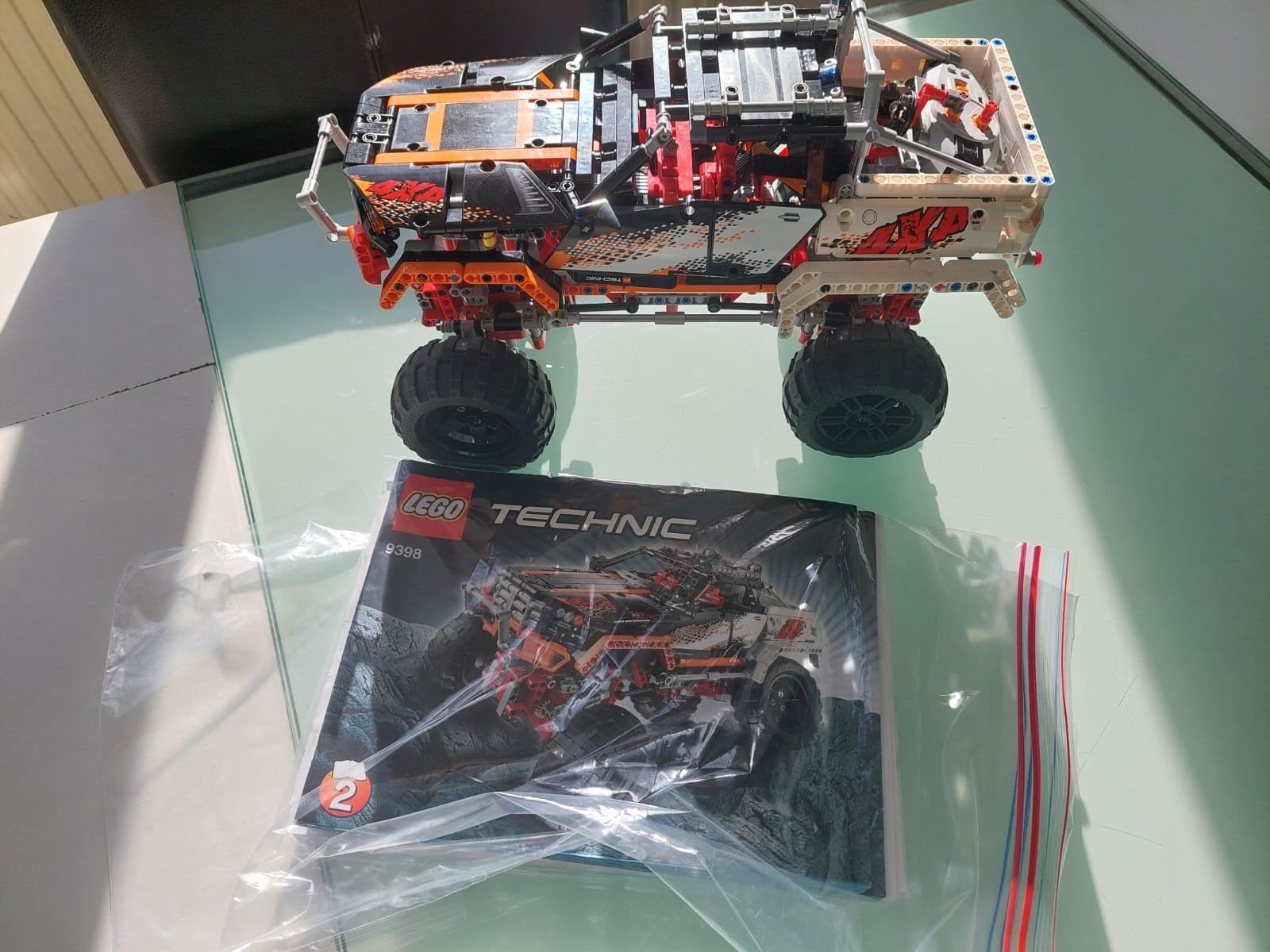 LEGO Technic 9398 4x4 Crawler met afstandsbediening, Ophalen of Verzenden, Zo goed als nieuw, Overige merken