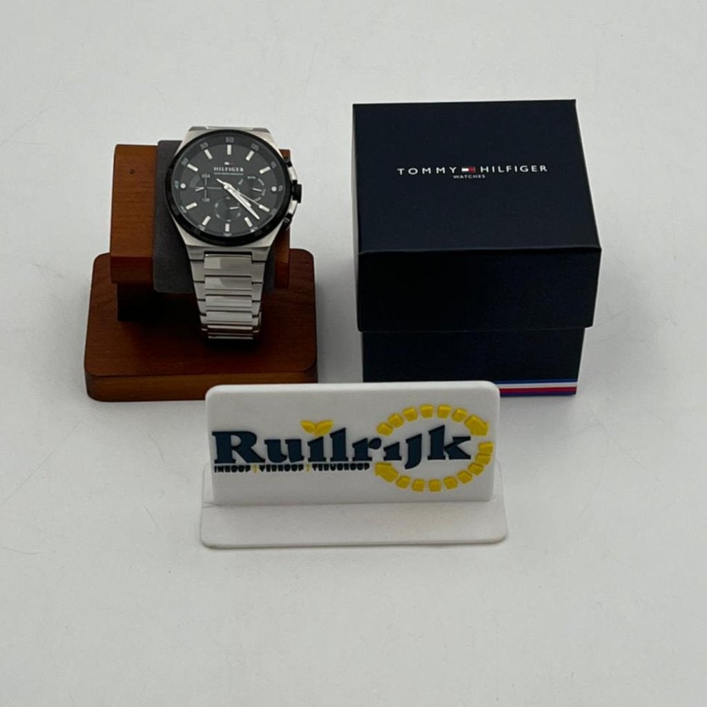 Tommy Hilfiger Dexter TH1792087 chronograaf horloge 46mm, Sieraden, Tassen en Uiterlijk, Horloges | Kinderen, Ruilrijk, Zo goed als nieuw