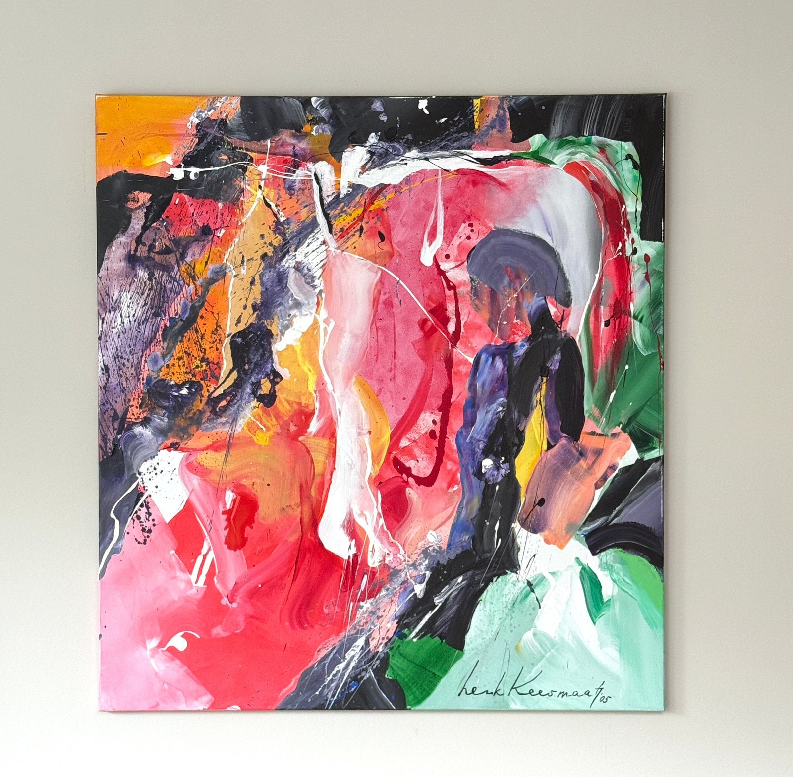 Schilderij Henk keesmaat, Ophalen