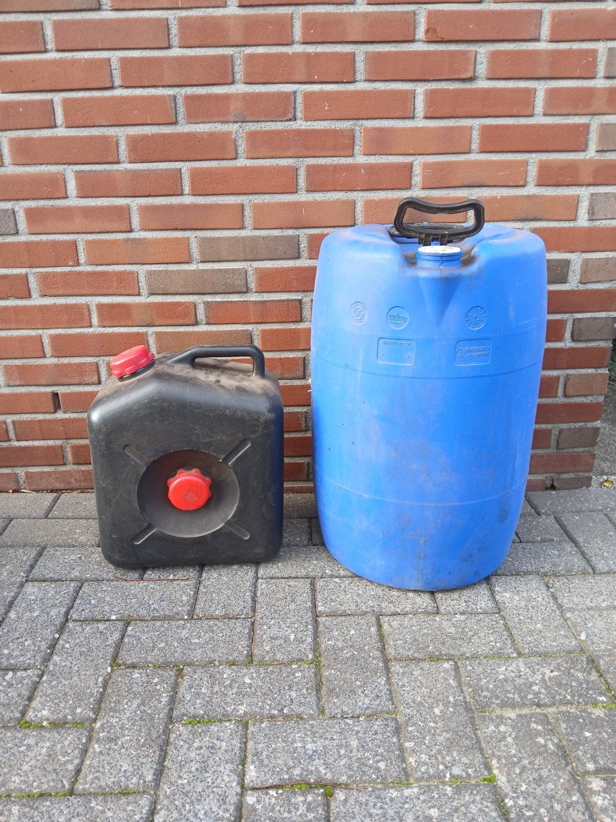 Waterjerrycan en Watervat - Diverse Maten, Ophalen, Gebruikt