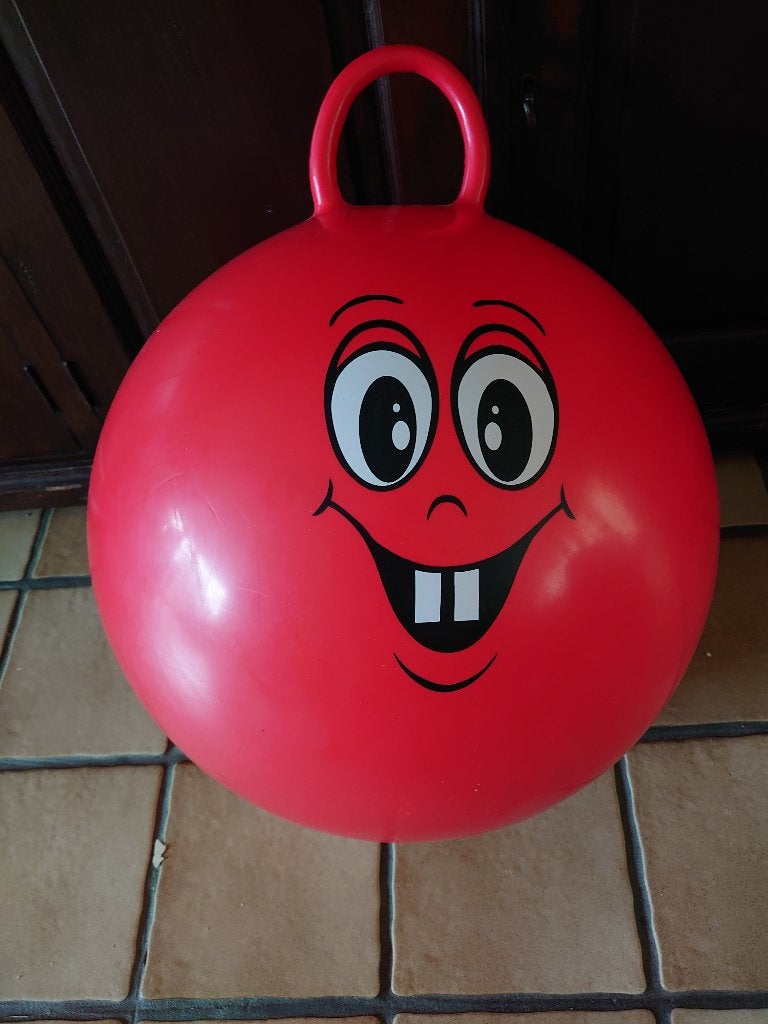 Skippybal rood, Ophalen, Zo goed als nieuw