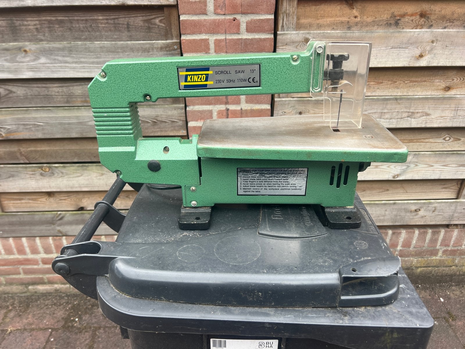Kinzo Figuurzaag 110W - Ideaal voor precisiewerk, Doe-het-zelf en Verbouw, Gereedschap | Zaagmachines, Ophalen, Minder dan 30 mm
