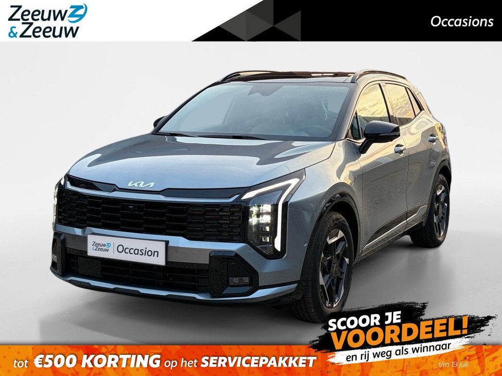 Kia Sportage 1.6 T-GDi Hybrid GT-PlusLine | Glazen schuif-/k, Auto's, Kia, 12 maanden, Gebruikt, 4 cilinders, Origineel Nederlands