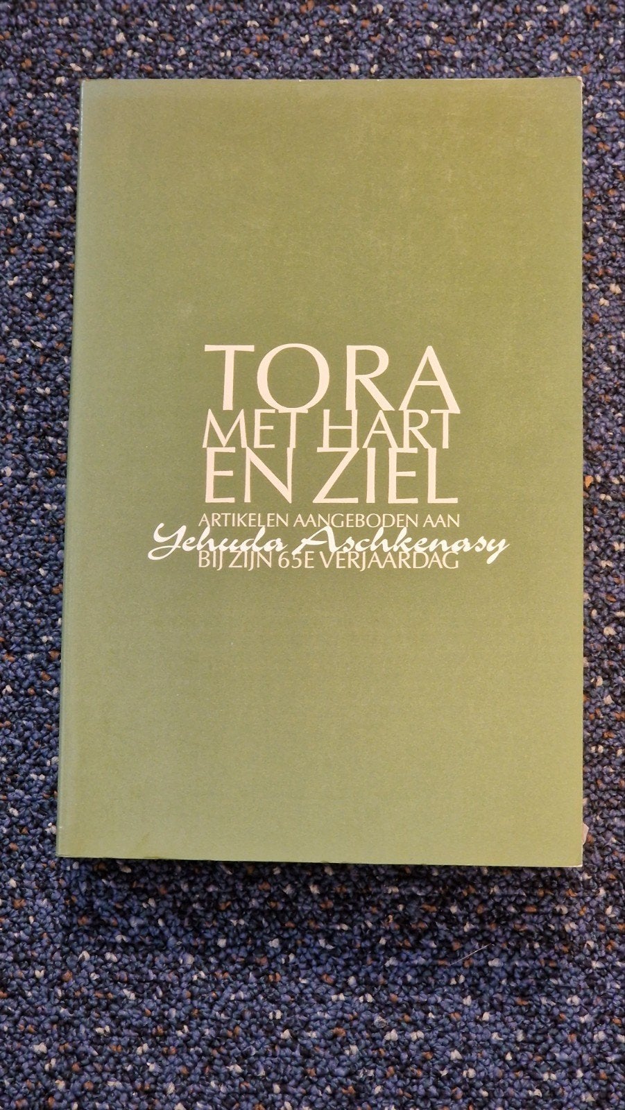 Tora met hart en ziel, Ophalen of Verzenden, Zo goed als nieuw, Spiritualiteit algemeen, Achtergrond en Informatie
