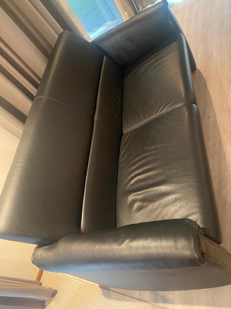 Leren Montel Mondi Bank - 1.70m breed, Ophalen, Gebruikt, 150 tot 200 cm, Tweepersoons