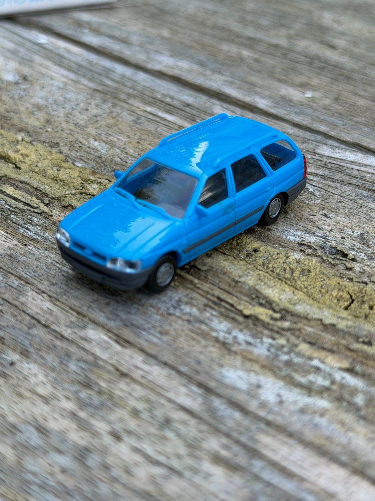 Rietze Ford Escort Stationwagen HO 1:87 Modelauto Blauw, Hobby en Vrije tijd, Ophalen of Verzenden, Nieuw, Auto, Rietze