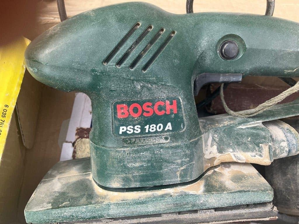 BOSCH VLAKSCHUURMACHINE, Ophalen, Gebruikt, Minder dan 600 watt, Vlakschuurmachine