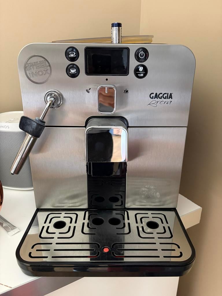 Gaggia Brera koffiezetapparaat, Stoompijpje, Gebruikt, Koffiemachine, Koffiebonen