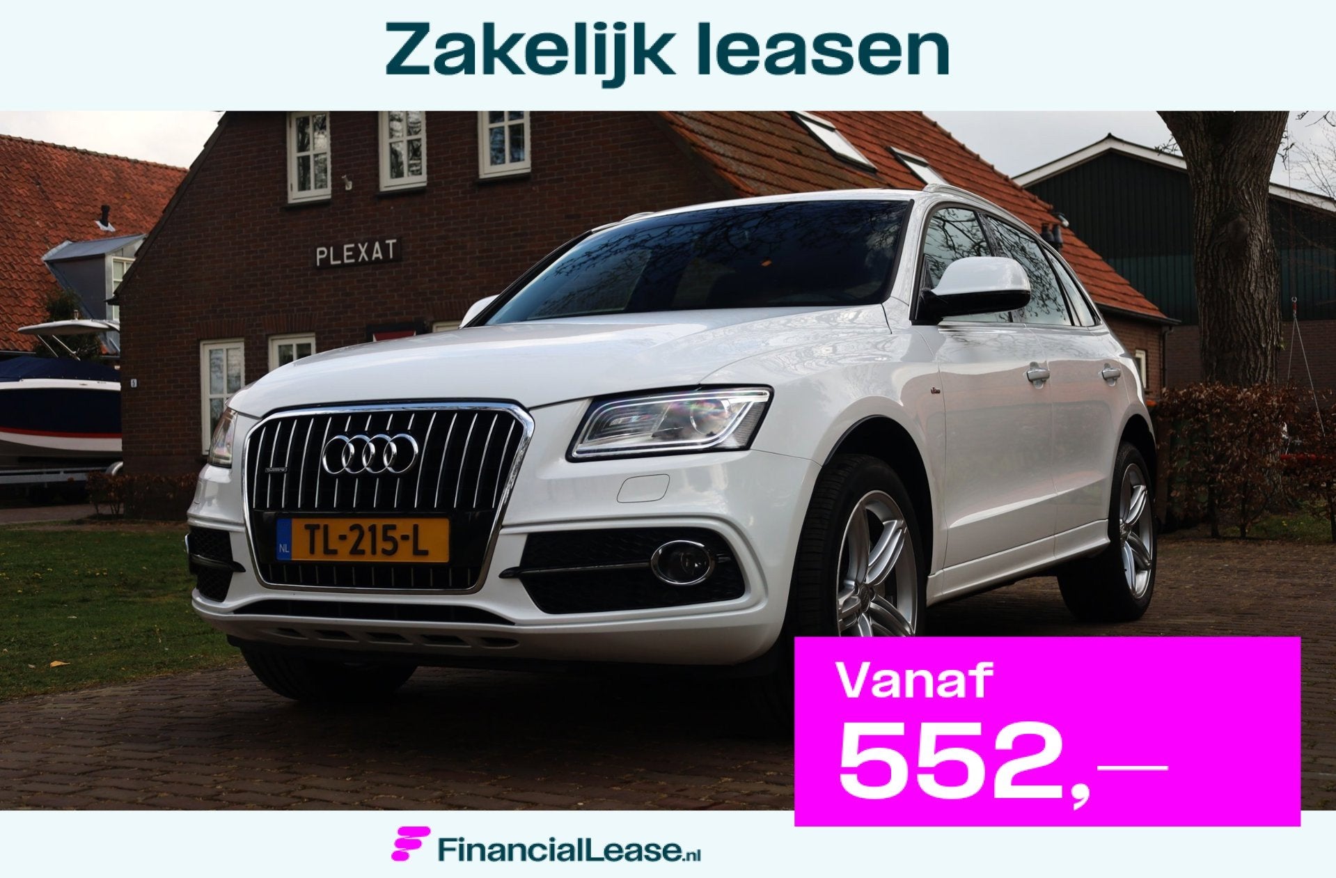 Audi Q5 3.0 TFSI quattro Pro Line Plus Aut. | Audi Exclusive, Automaat, Dealer onderhouden, Gebruikt, Euro 6