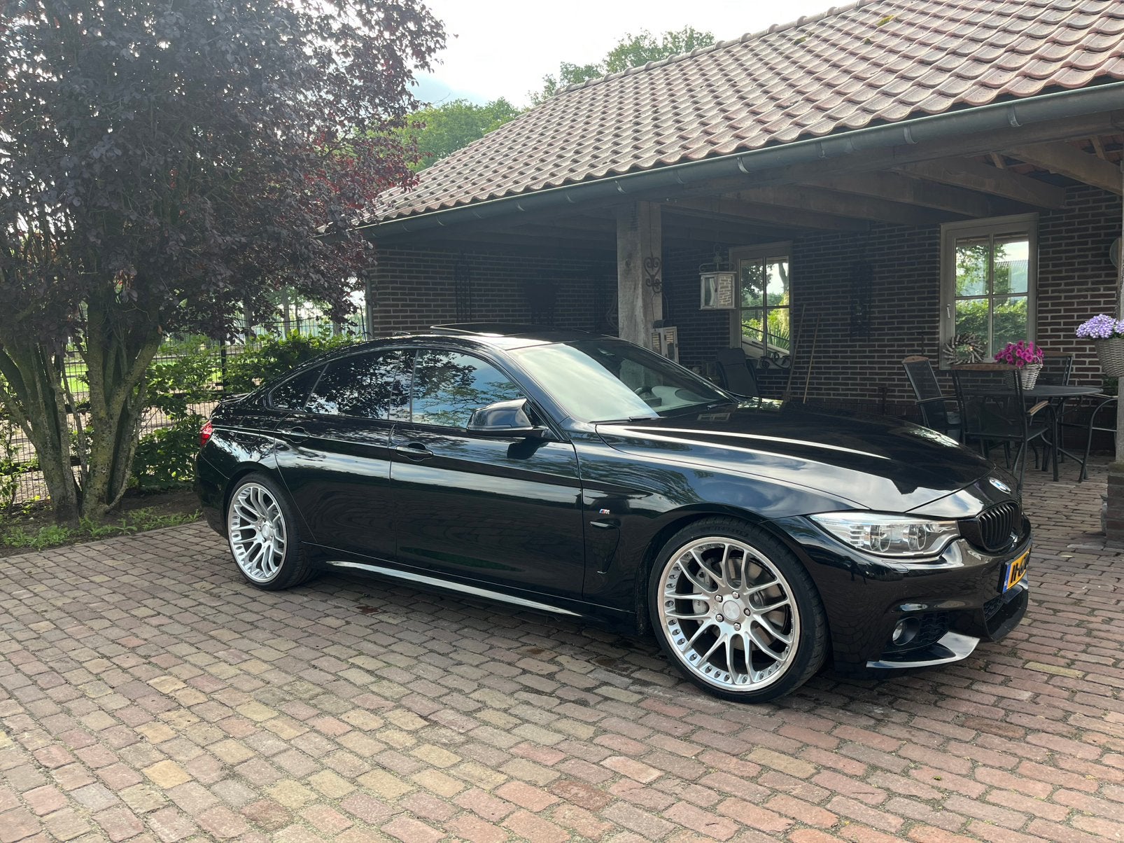 BMW 4-Serie 435IA Xdrive Gran Coupe 2015 M-PakketZwart, Auto's, BMW, 4-Serie, Zwart, Leder, Vierwielaandrijving