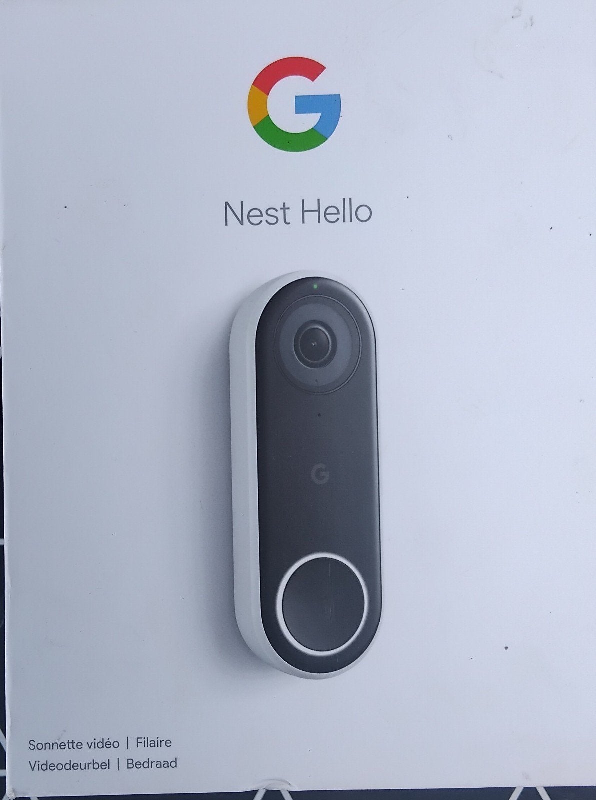Google Nest deurbel bedraad, Huis en Inrichting, Gebruikt, ., Ophalen of Verzenden, .