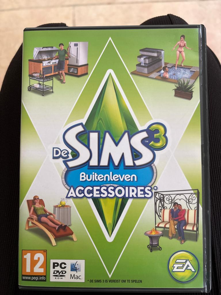 De Sims 3 Buitenleven Accessoires PC/Mac, Spelcomputers en Games, Games | Pc, Gebruikt, Simulatie, 1 speler, Vanaf 12 jaar, Online