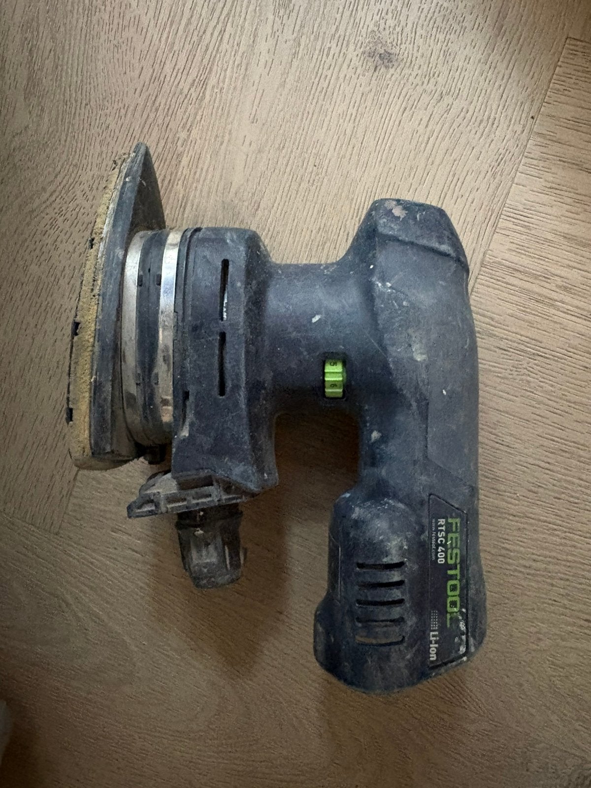 Festool rtsc 400, Ophalen of Verzenden, Gebruikt, Minder dan 600 watt, Vlakschuurmachine