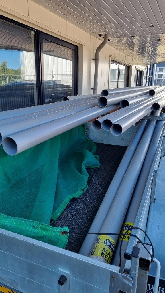 kunststof buis/regenbuis/rioolbuis in 80, 100 ,110 en 125mm, Ophalen, Pvc, Nieuw, 4 tot 6 meter