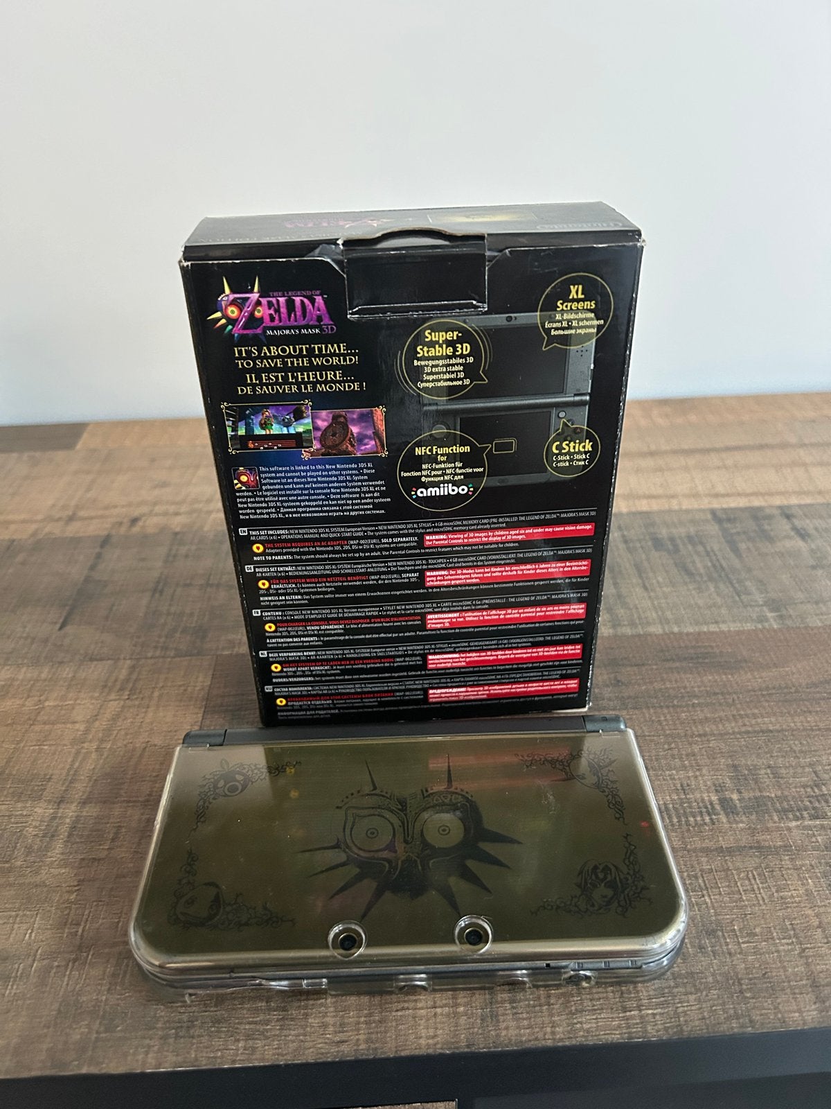 New Nintendo 3DS XL Zelda Majora's Mask Edition, Overige kleuren, 3DS XL, Ophalen of Verzenden, Zo goed als nieuw