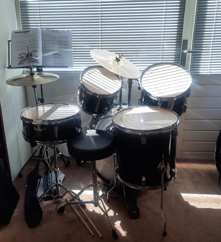 Drumstel, Muziek en Instrumenten, Ophalen of Verzenden, Gebruikt