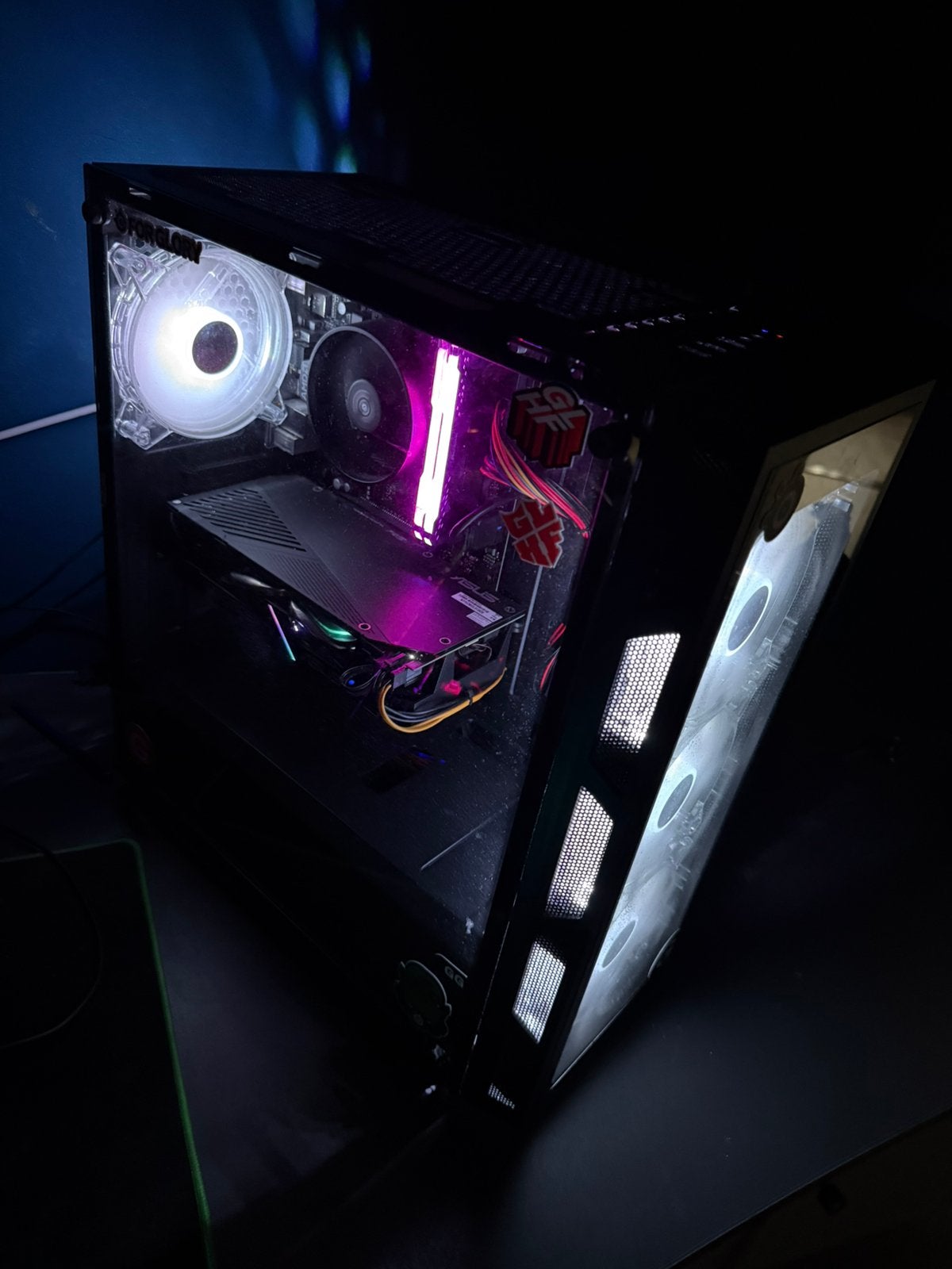 Gaming PC Ryzen 5 5600G + RTX 2060 6GB | 32GB RGB RAM, Computers en Software, Desktop Pc's, Ophalen of Verzenden, Zo goed als nieuw