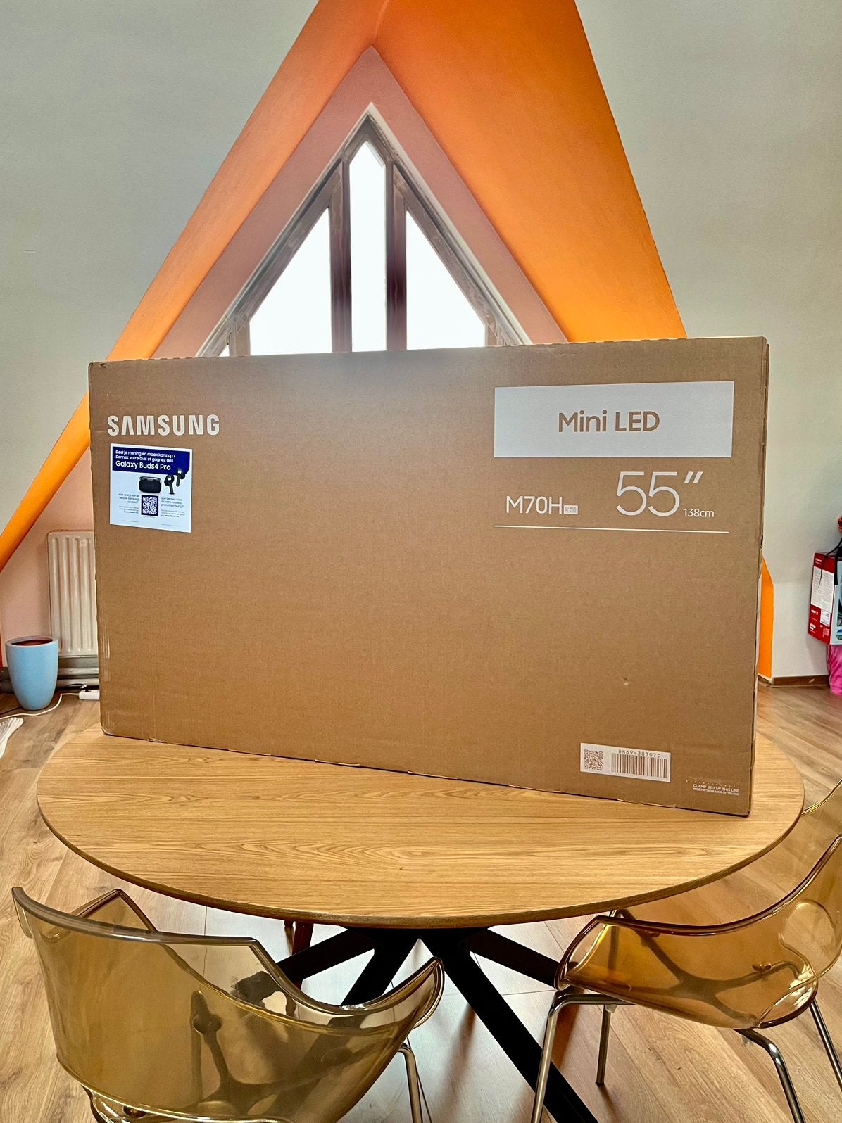 Nieuw in Doos Samsung 55” Mini LED M74H 4K AI Smart TV 2026, Ophalen, LED, Nieuw, 100 Hz