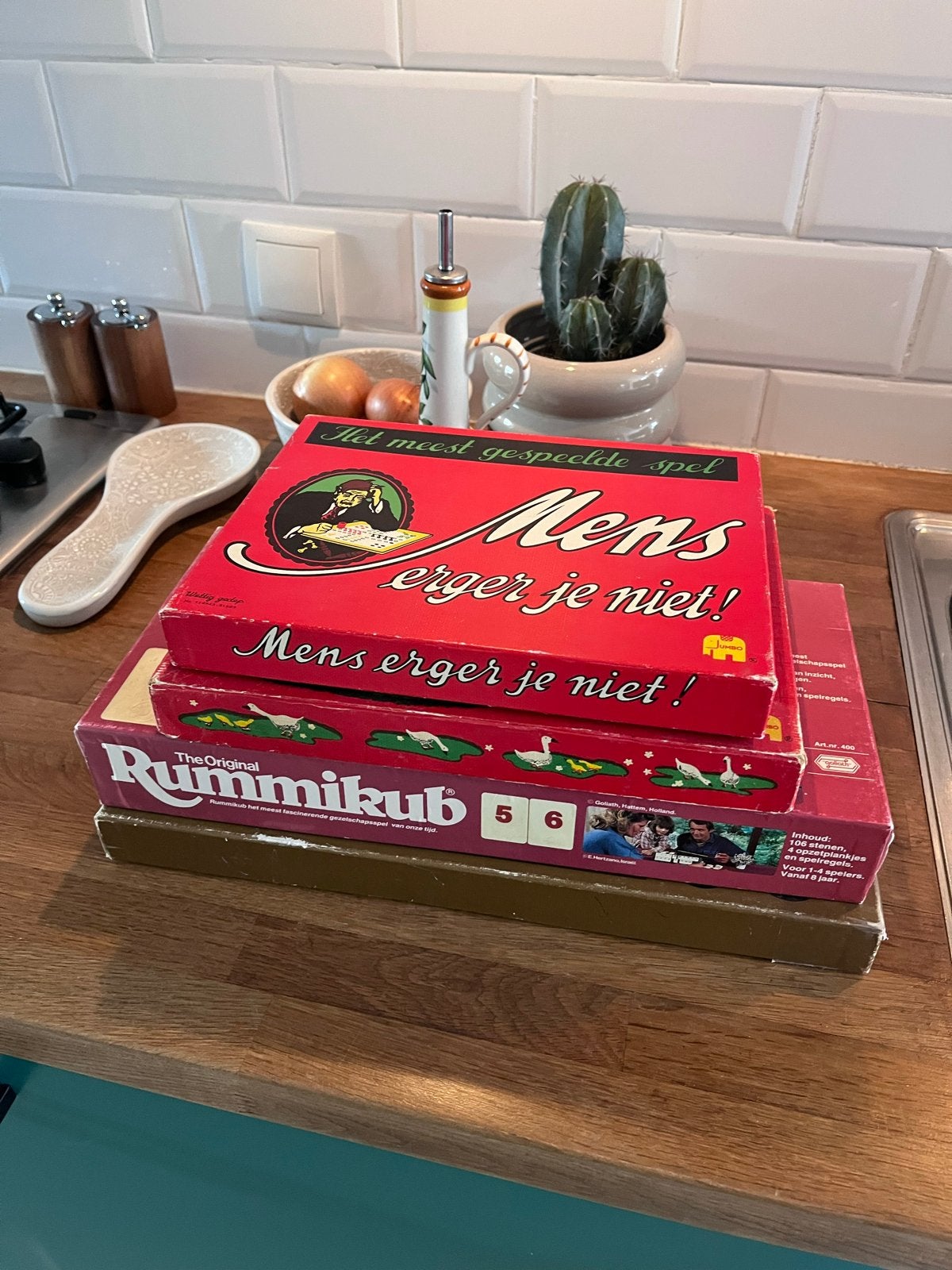 Bordspellen: Mens Erger Je Niet, Ganzenbord, Rummikub, Damsp, Verzenden, Gebruikt